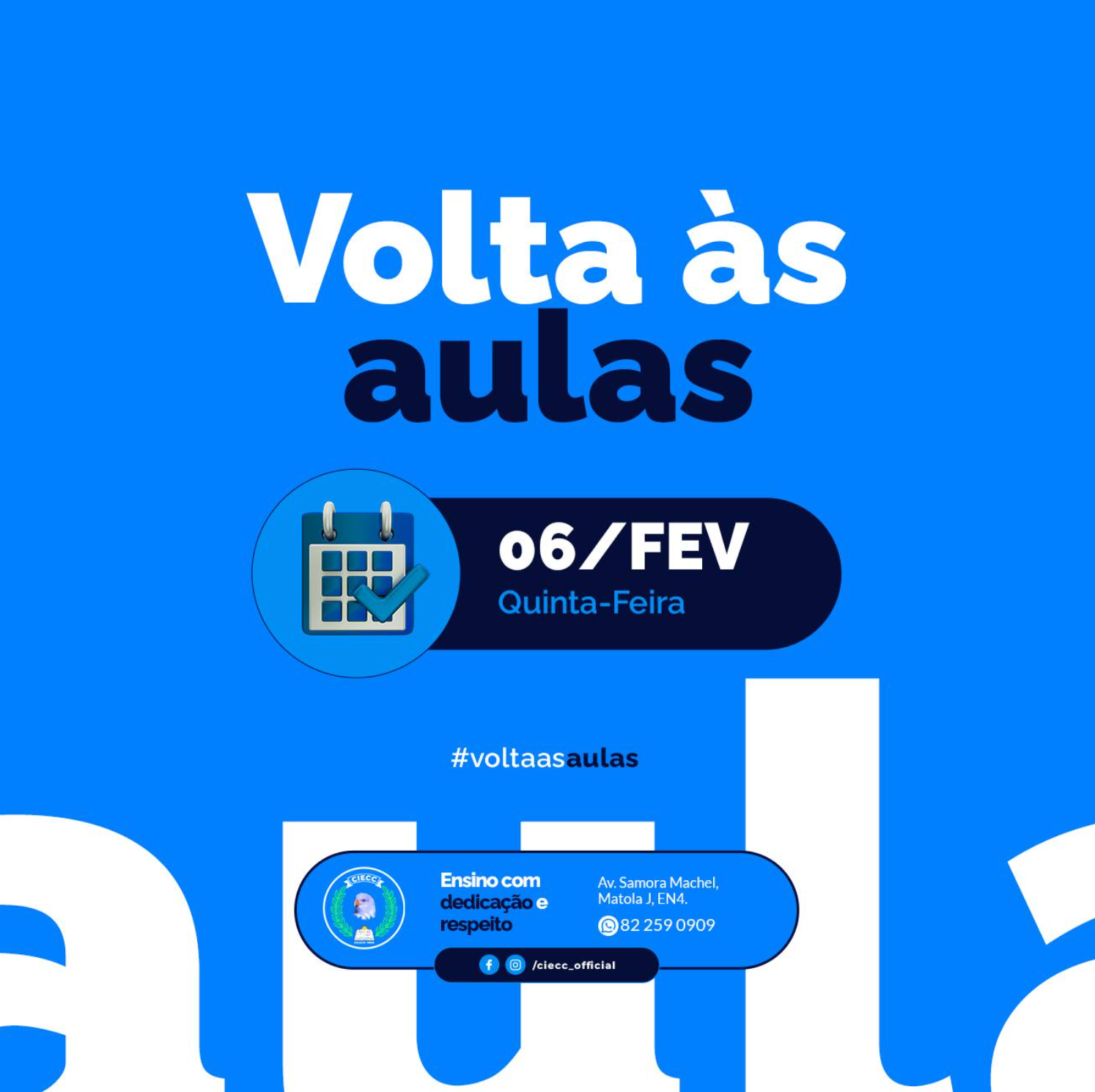De volta às aulas!